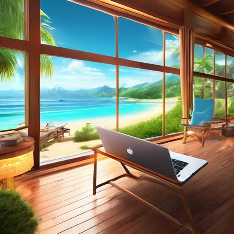 High-speed internet connection, essential for remote work, providing fast and reliable access for productivity.