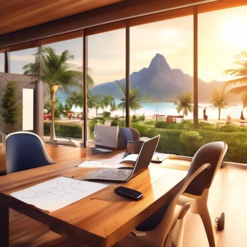 A virtual coworking tool interface, showcasing features like chat, project management, and video conferencing.