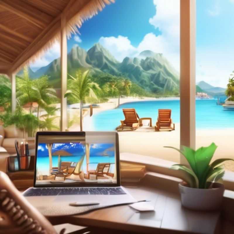 Person working on a laptop at home, representing the concept of online work-from-home opportunities.