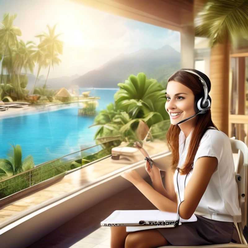 Person working from home on a laptop, taking a call.