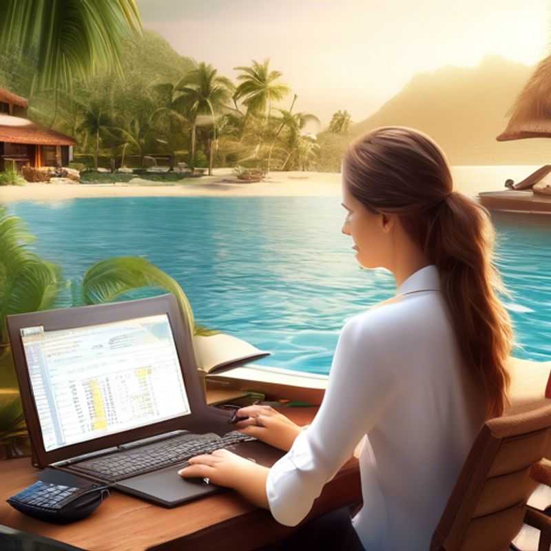 A person working on a laptop at home, focused on data entry.