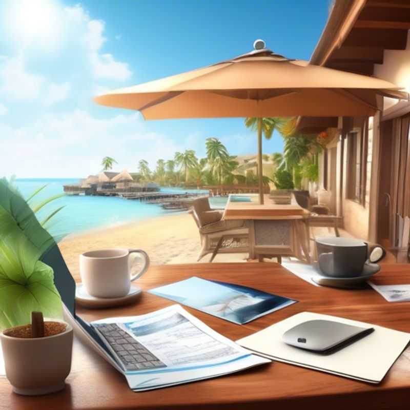 Person working from home on a laptop.